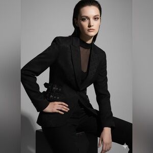 CHARLES JEFFREY LOVERBOY printed single-breasted Glasgow Blazer | Large | Unisex